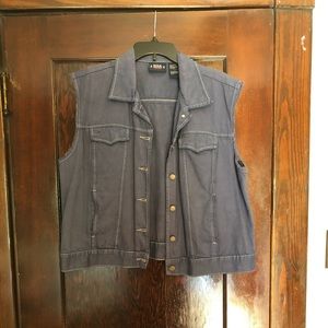 Blue Blass denim style vest